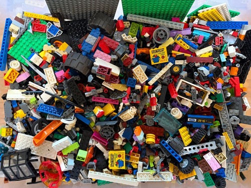 Lego konvolut 9 1 kg - 9,
