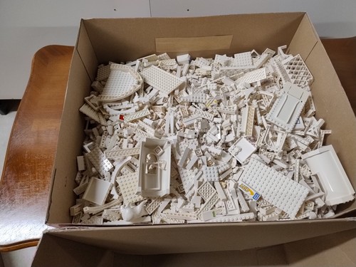 Lego steine gemischt - gemischt, weiß